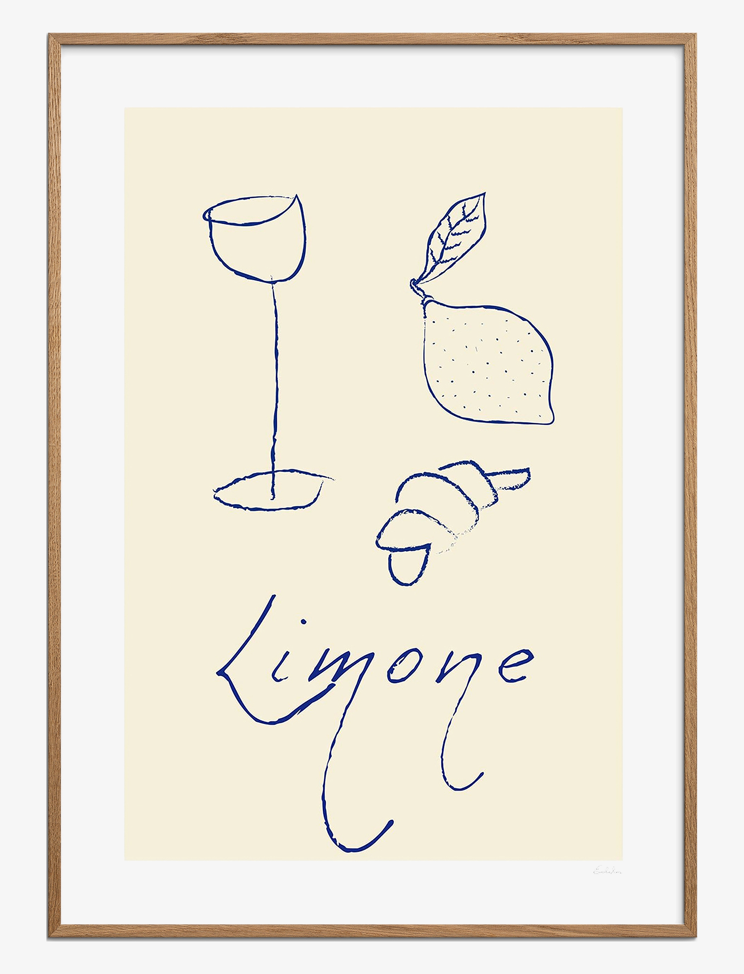 Poster & Frame Emilie Luna No. 24, Food, Multi/mønstret, Str: 50X70CM