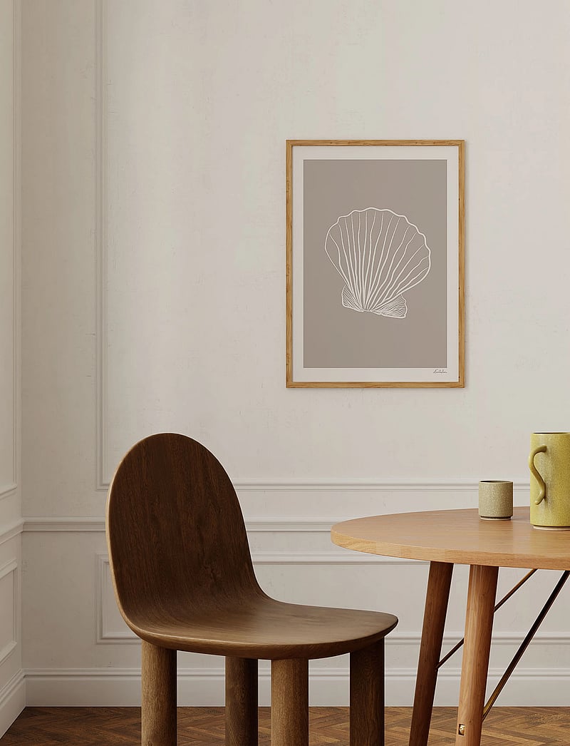 Poster & Frame - Emilie Luna - Seashell 01 - natur - multi - 0