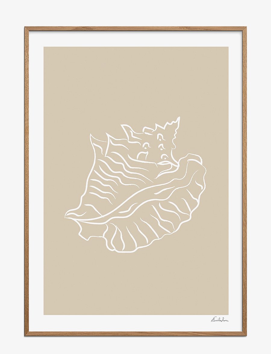 Poster & Frame - Emilie Luna - Seashell 02 - natur - multi - 1