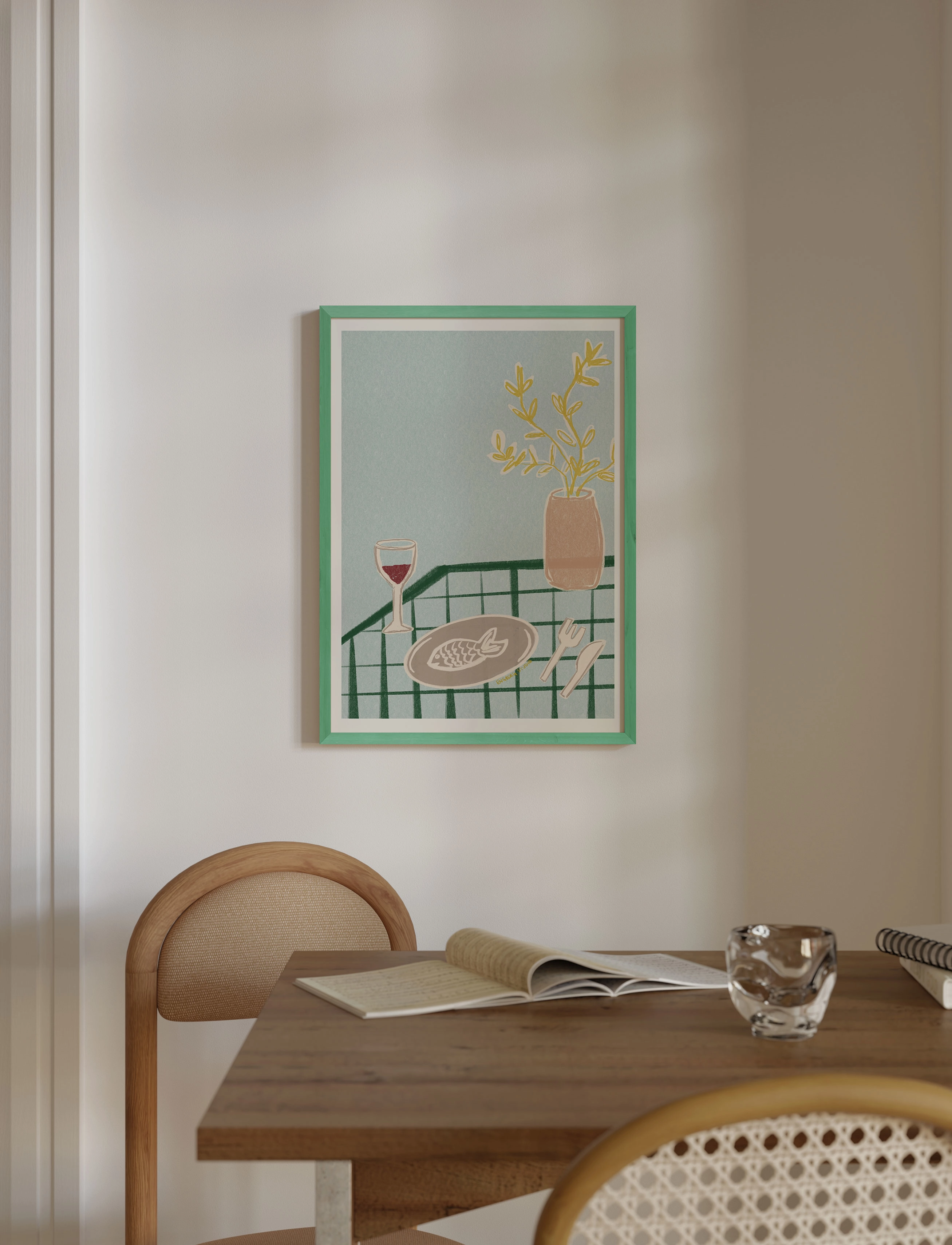 Poster & Frame Engberg Studio Pastel Evenings, 70X100 cm, Posters, Mehrfarbig/gemustert - Food, Homeware