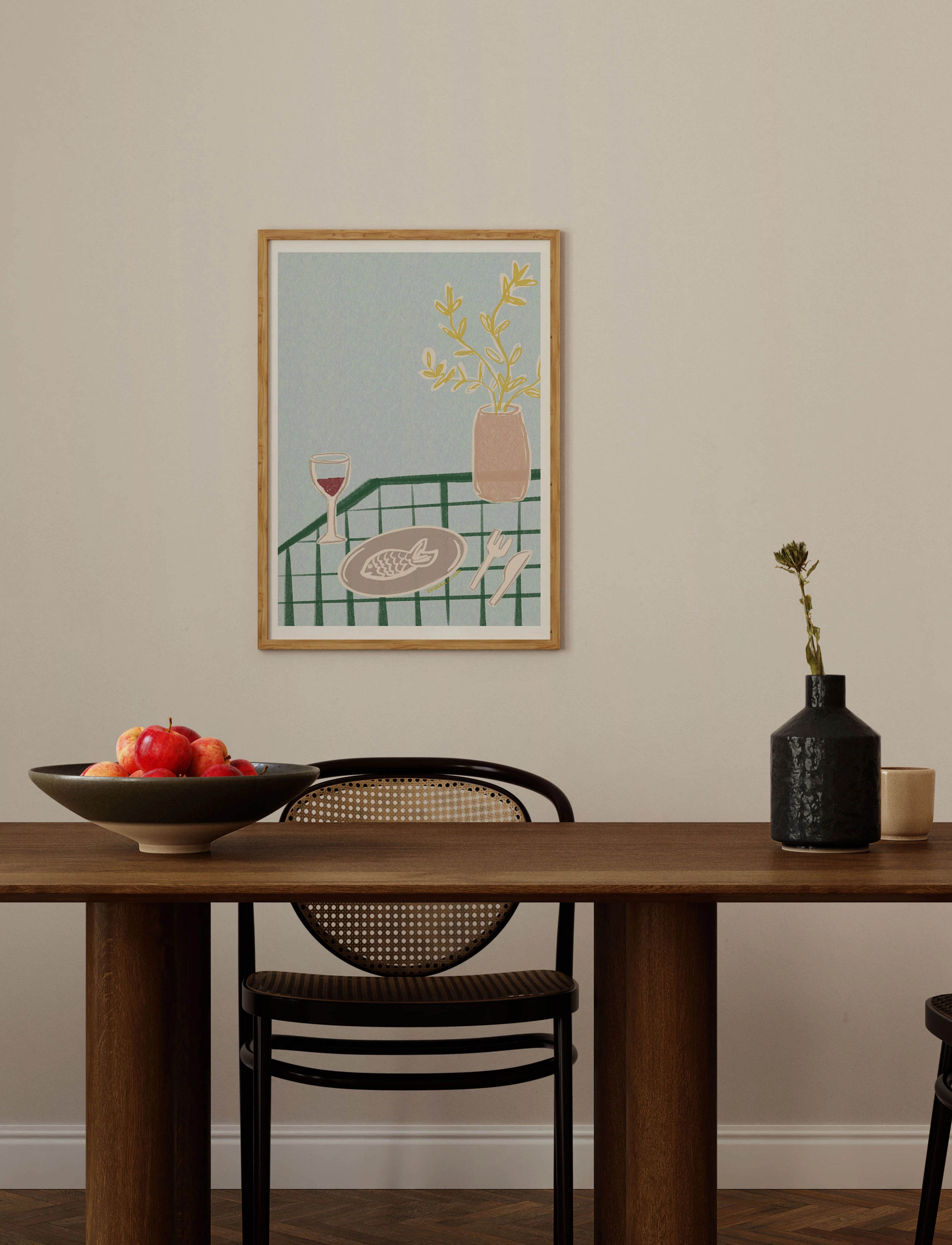 Poster & Frame - Engberg Studio - Pastel Evenings - voedsel - multi - 2