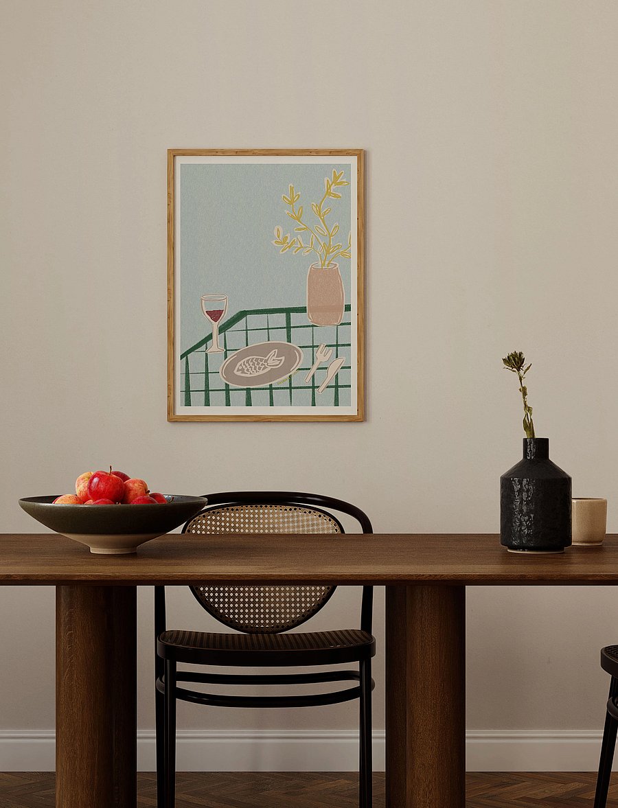 Poster & Frame - Engberg Studio - Pastel Evenings - essen - multi - 2
