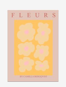 Fleurs Orange, Poster & Frame