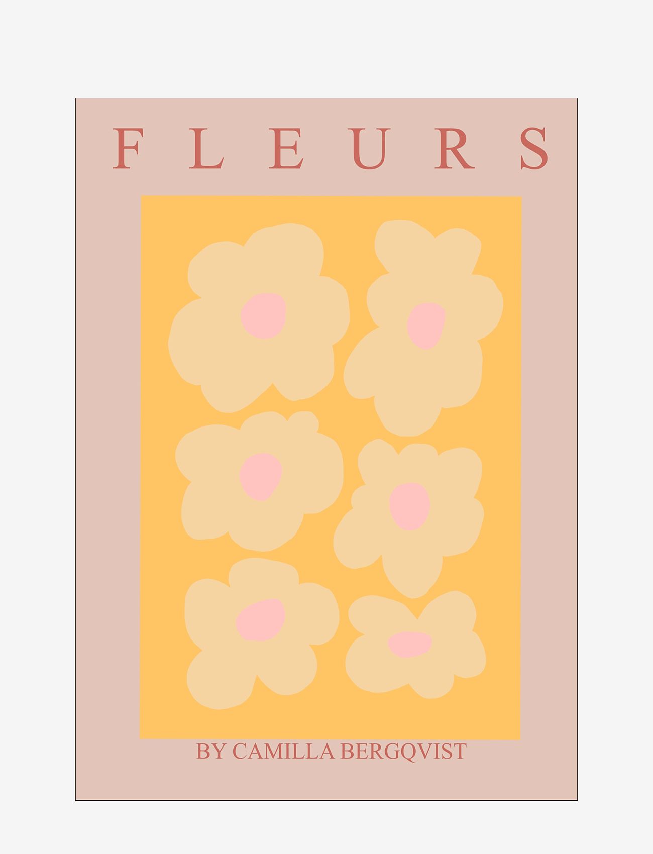 Poster & Frame - Fleurs Orange - lowest prices - multi-colored - 0