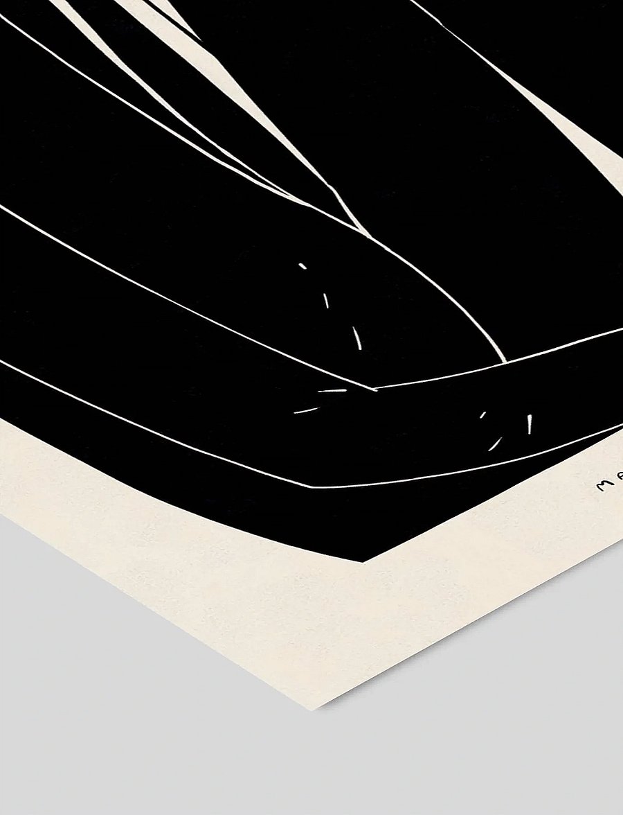 Poster & Frame - Martin Jørgensen - Gum man - schwarz-weiß-motive - black - 3