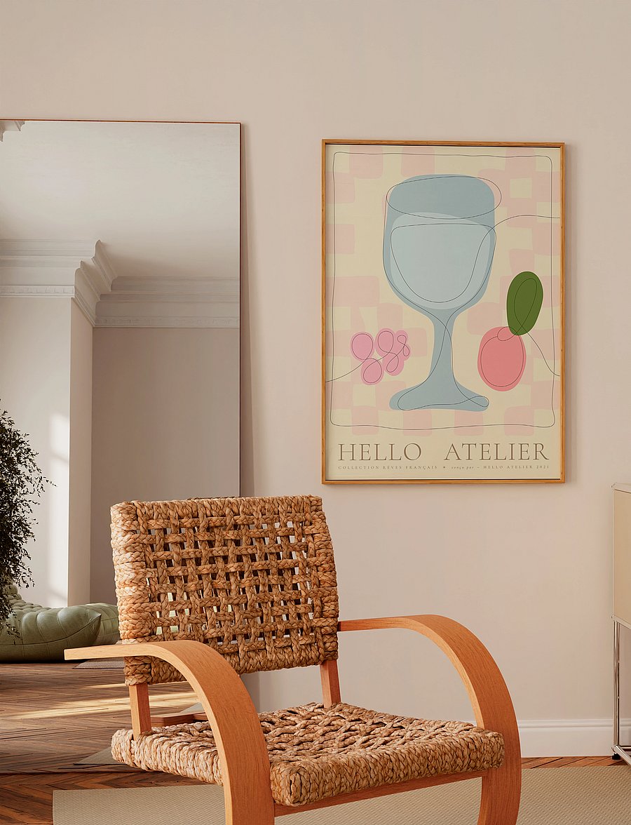 Poster & Frame - Hello Atelier - Du Vin - botaanika - multi - 2