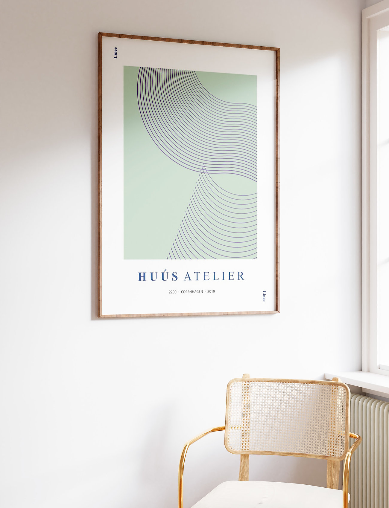 Poster & Frame - linee - grafische muster - multi-colored - 1
