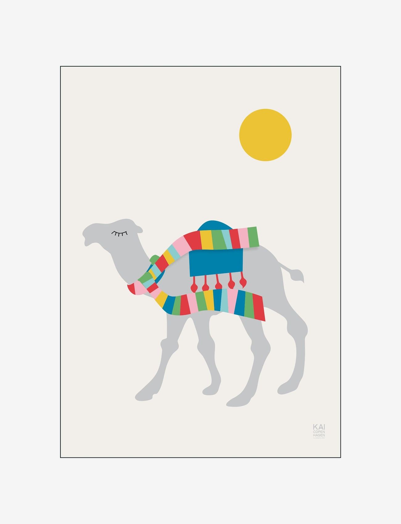 Poster & Frame Dromedary - Super Deals heute - MULTI-COLORED / multi