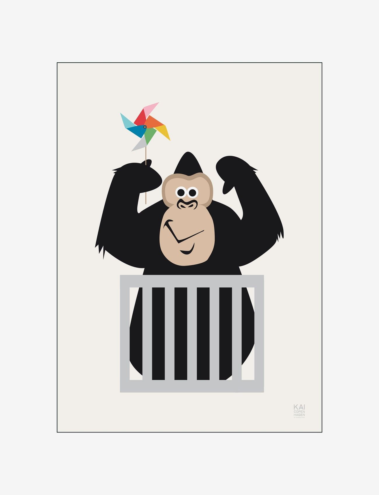 Poster & Frame - Gorilla - madalaimad hinnad - multi-colored - 0