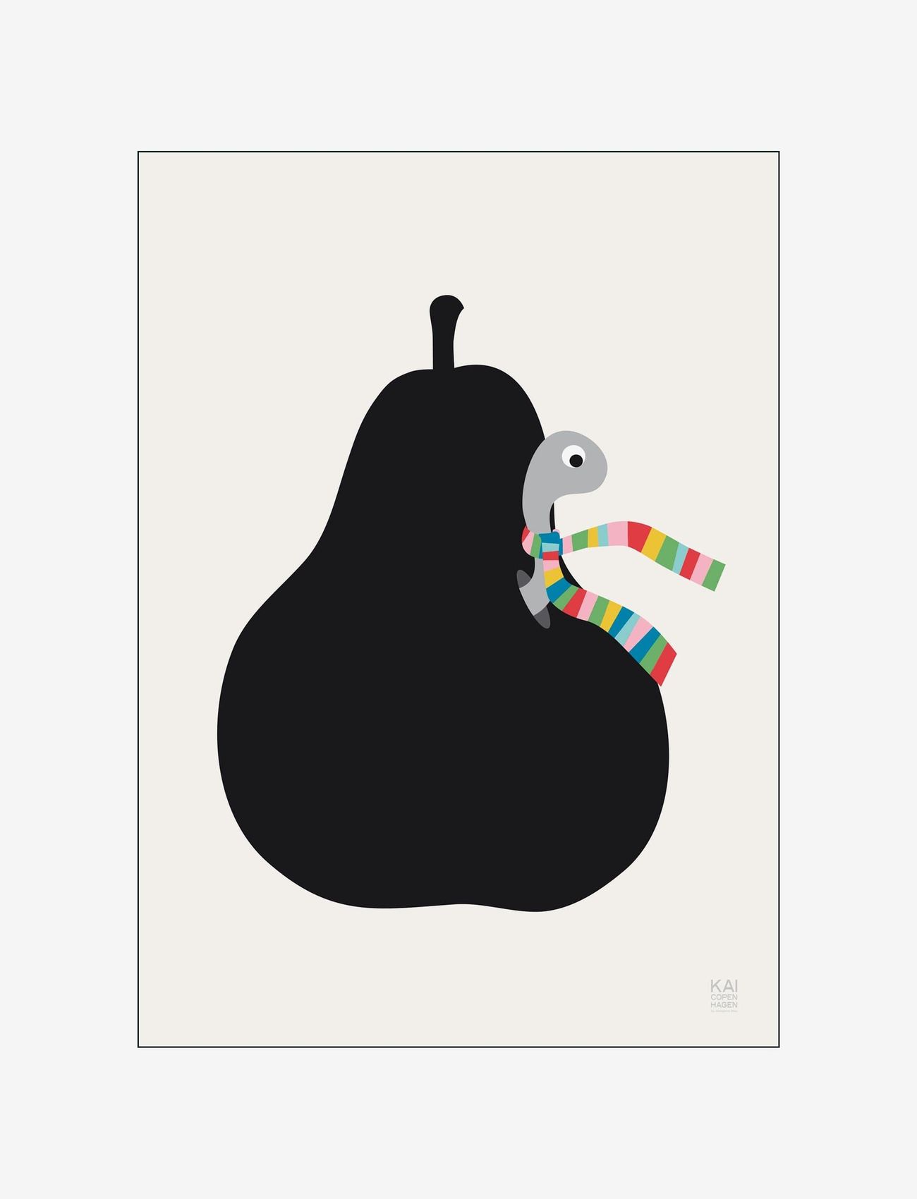 Poster & Frame - Peach - mad - multi-colored - 0