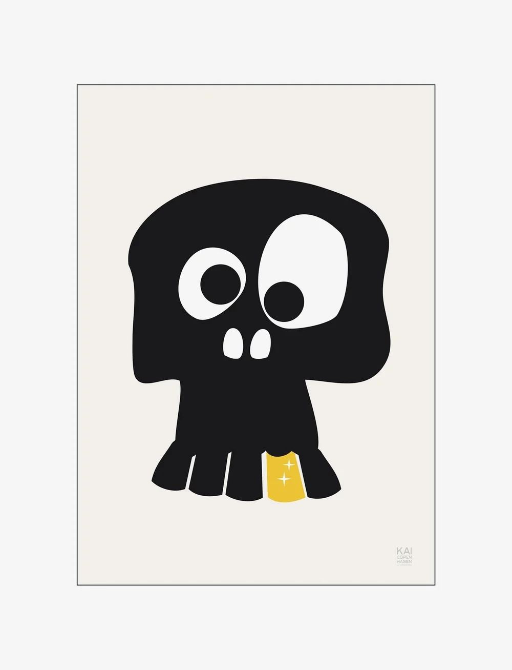 Poster & Frame - Skull - abstrakte - multi-colored - 0