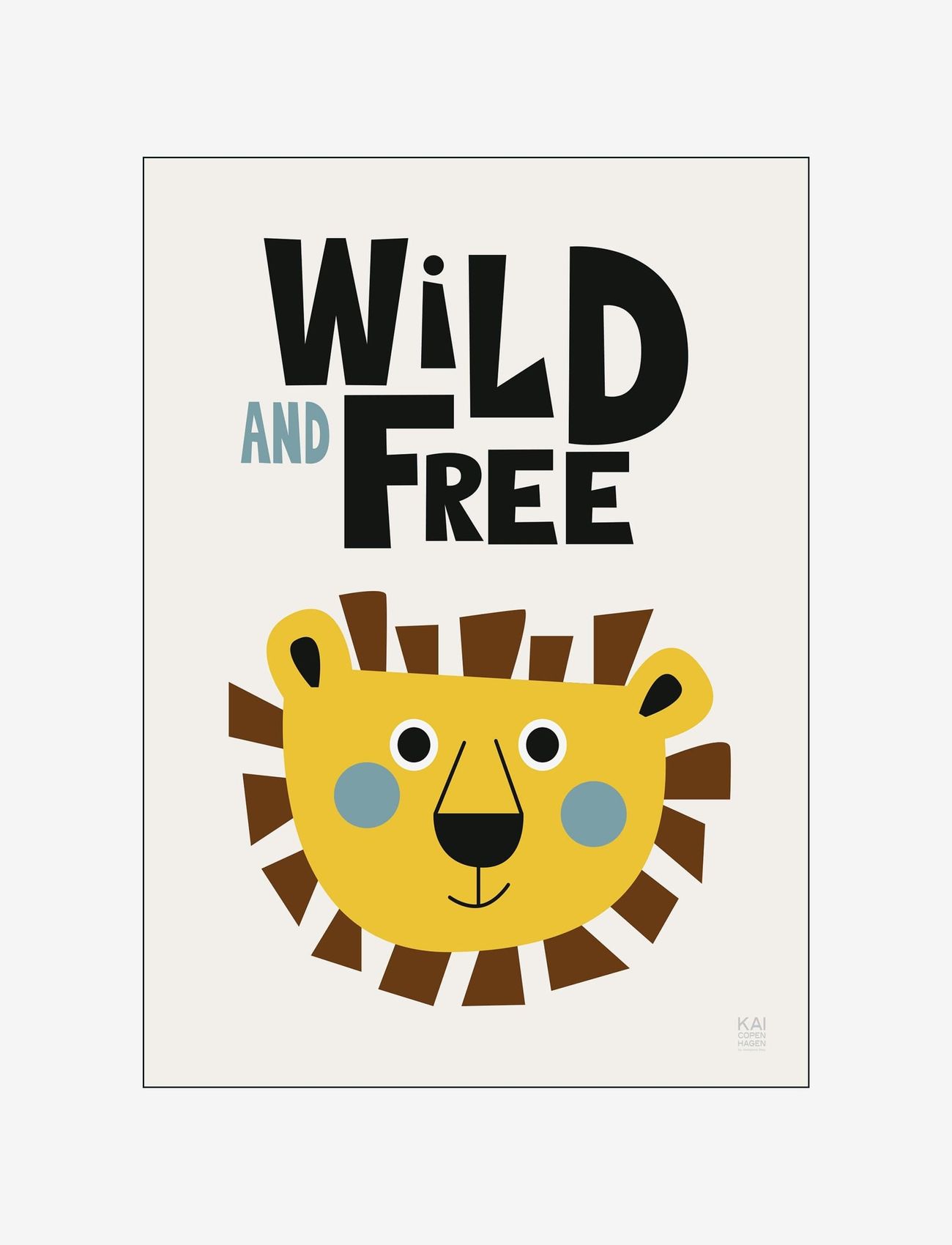 Poster & Frame - Wild And Free - de laveste prisene - multi-colored - 0