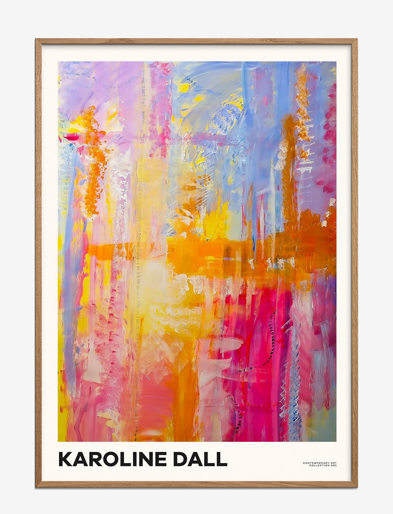 Poster & Frame - Karoline Dall - Contemporary Art Collection — 05 - gallery walls - multi - 0