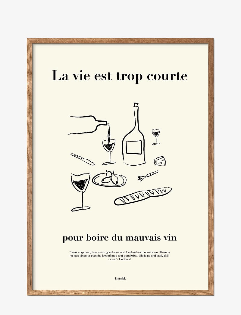 Poster & Frame - Klorofyl - Food and wine - essen - multi - 0