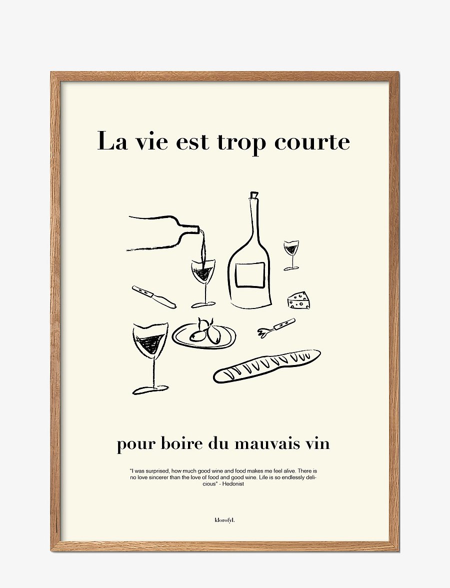 Poster & Frame - Klorofyl - Food and wine - essen - multi - 1