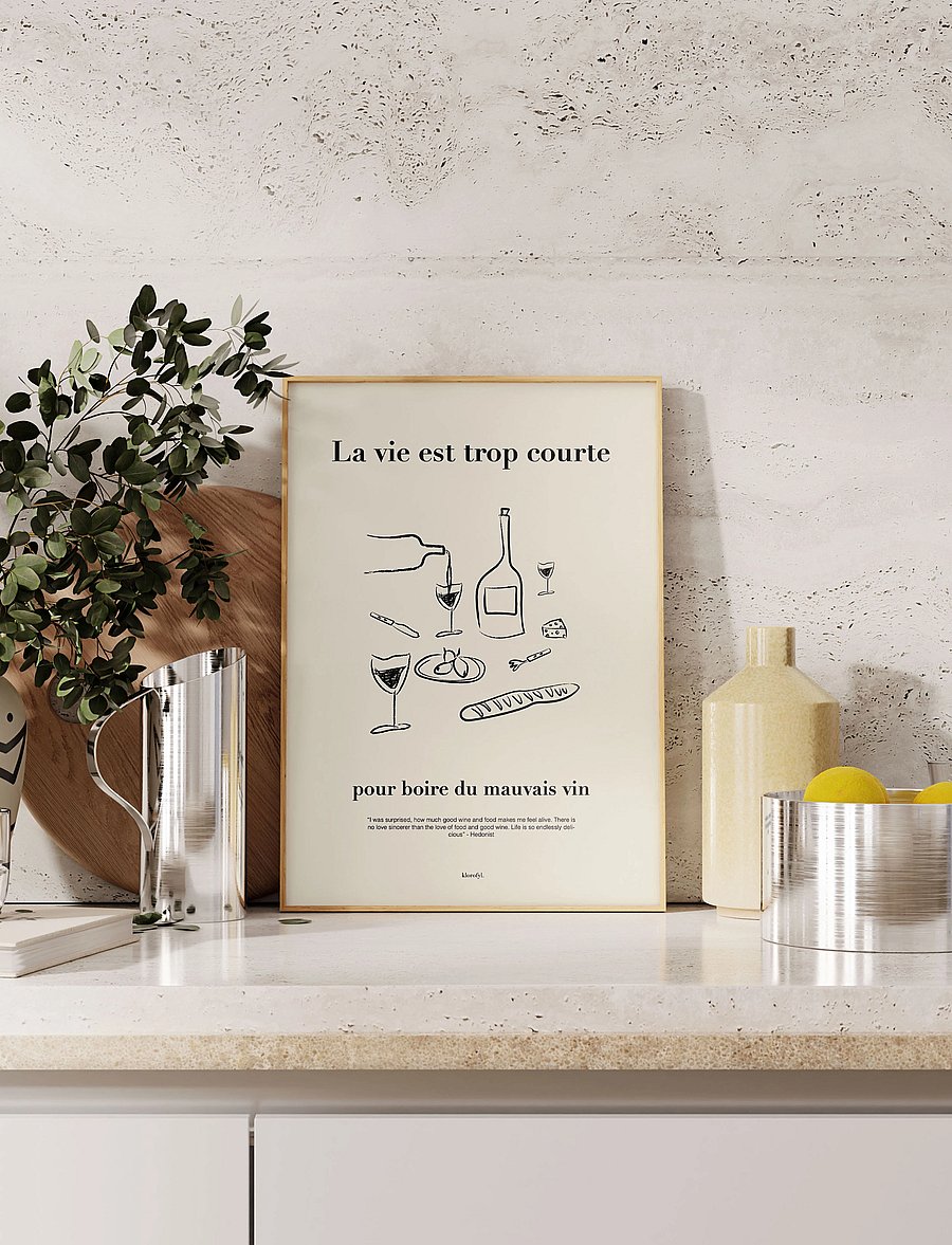 Poster & Frame - Klorofyl - Food and wine - essen - multi - 0