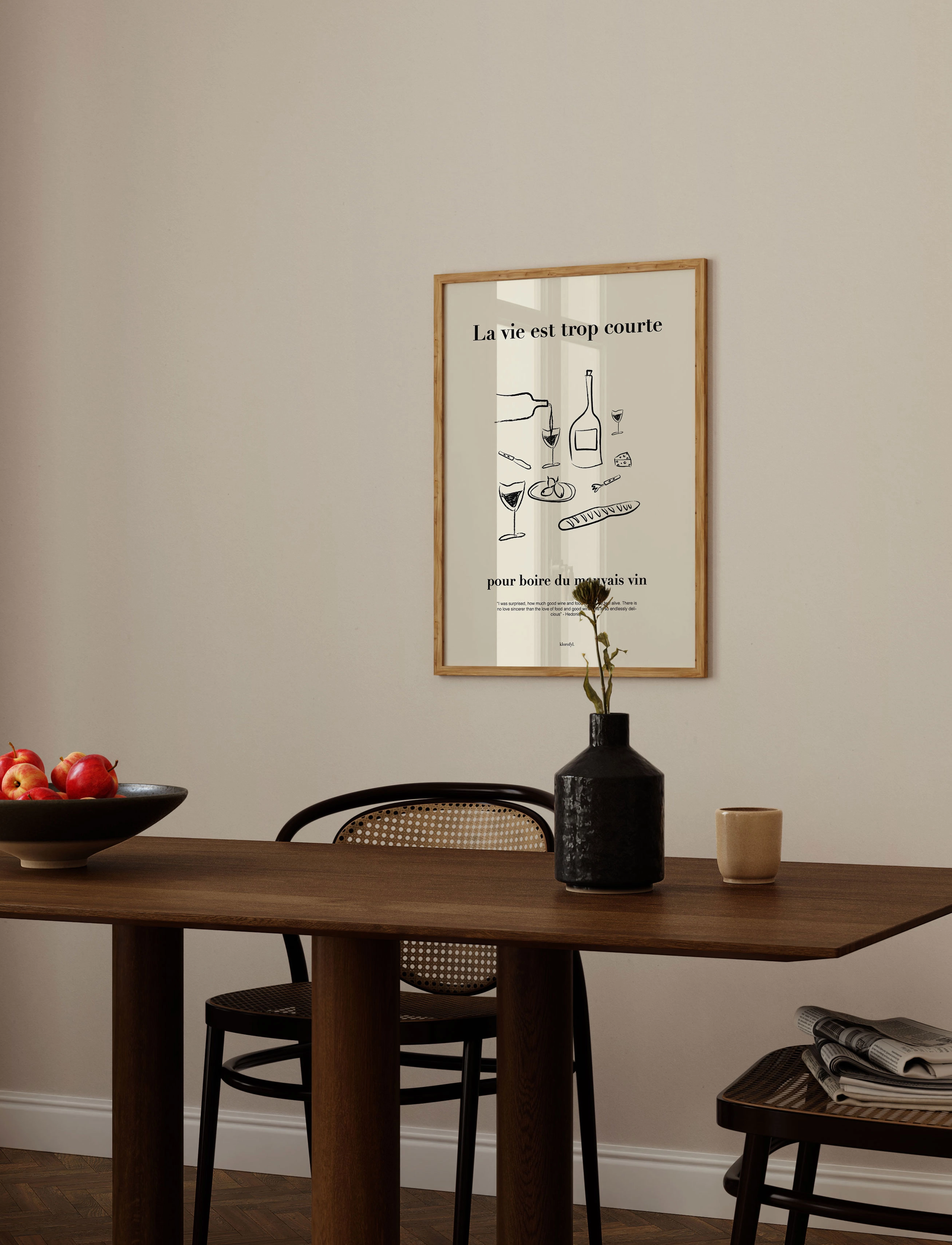 Poster & Frame - Klorofyl - Food and wine - ruoka - multi - 2
