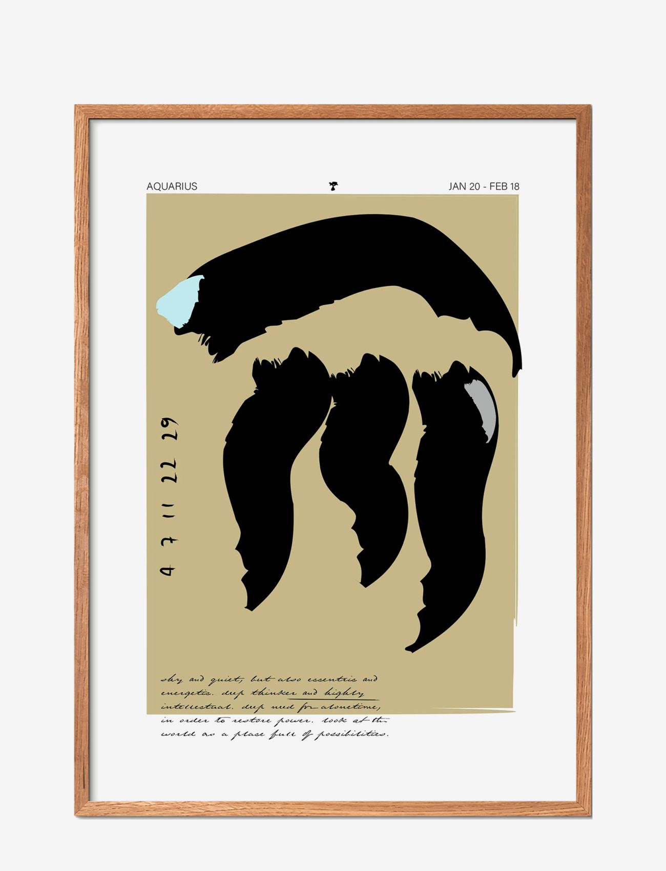 Poster & Frame - Aquarius - grafiske mønstre - multi-colored - 0