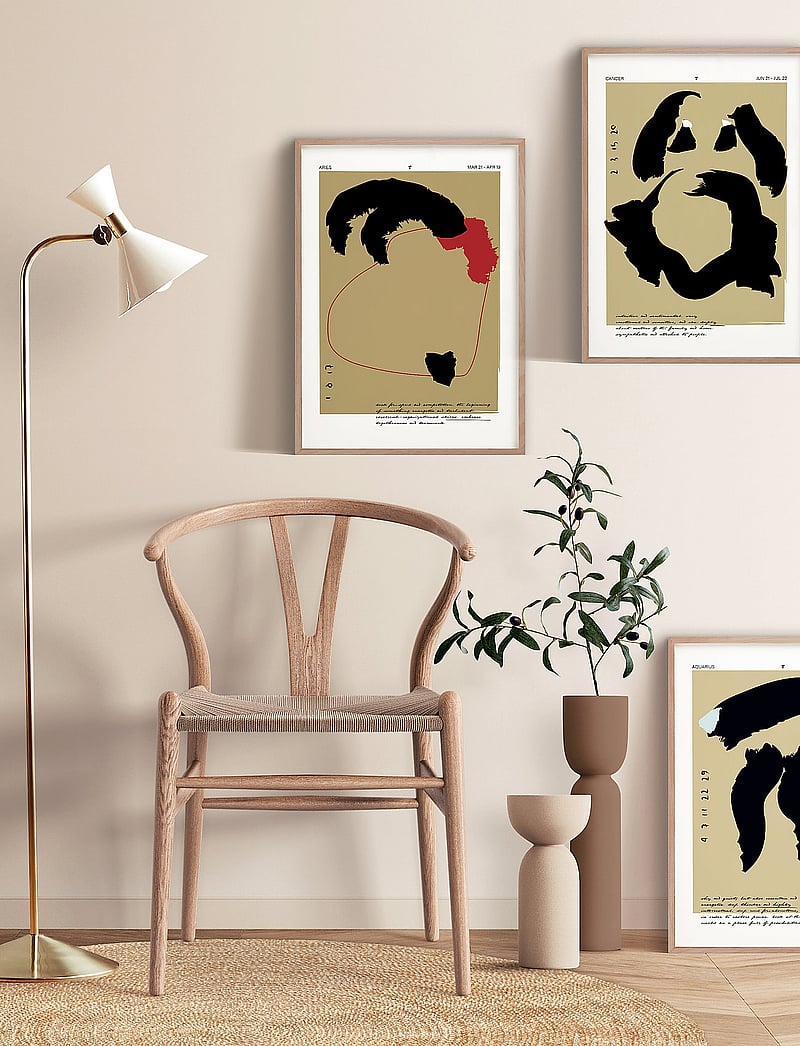 Poster & Frame - Aries - myndræn mynstur - multi-colored - 0