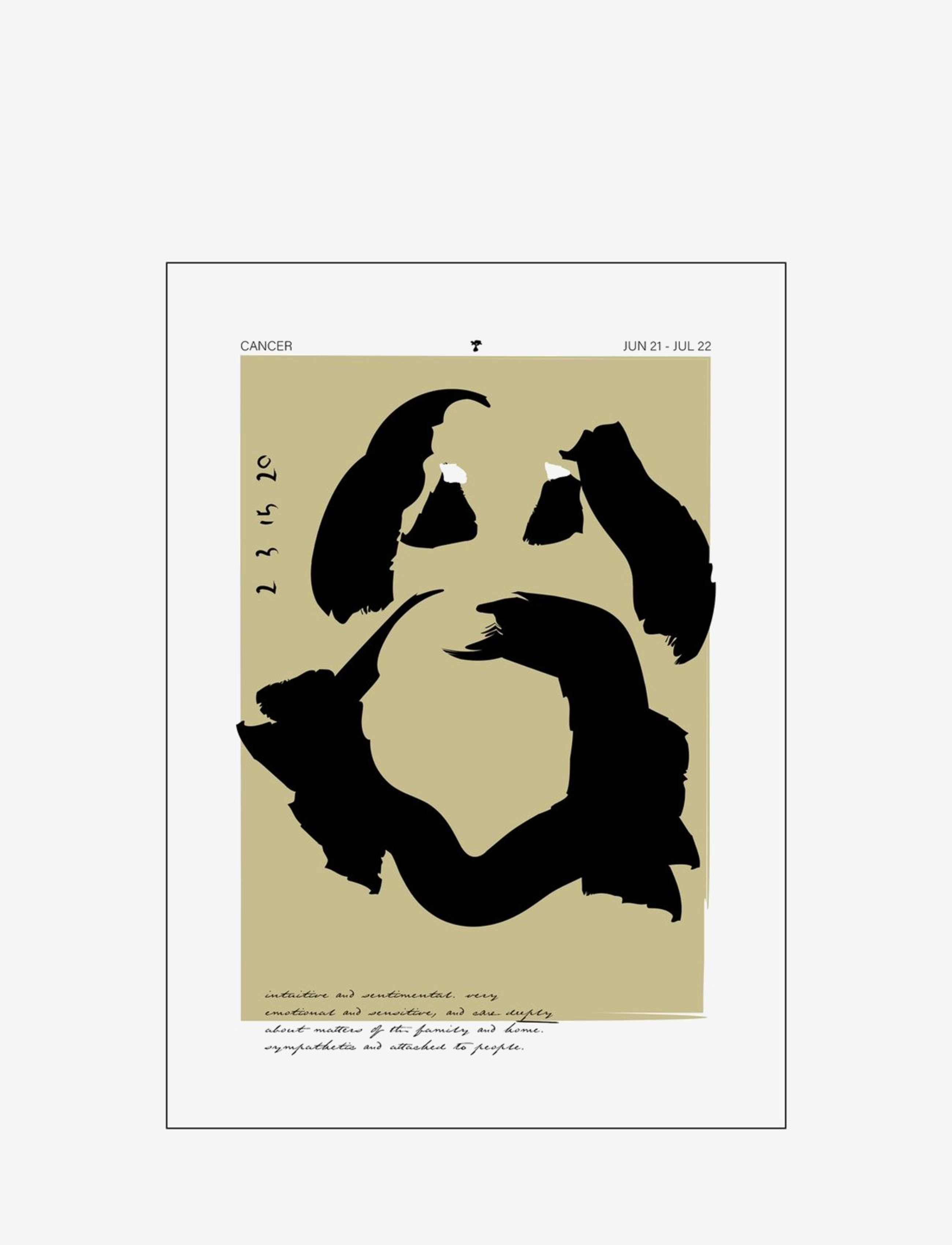 Poster & Frame Cancer, Graphical Patterns, Multi/mønstret, Str: 50X70CM