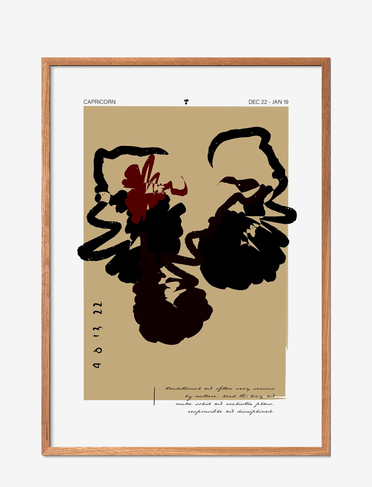 Poster & Frame - Capricorn - graafilised mustrid - multi-colored - 0