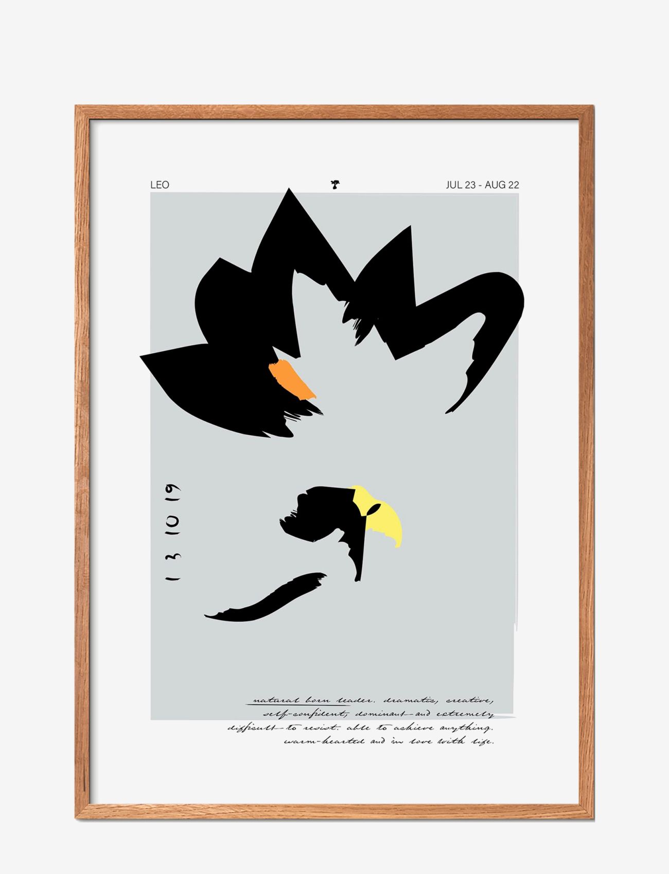 Poster & Frame - Leo - grafische muster - multi-colored - 0