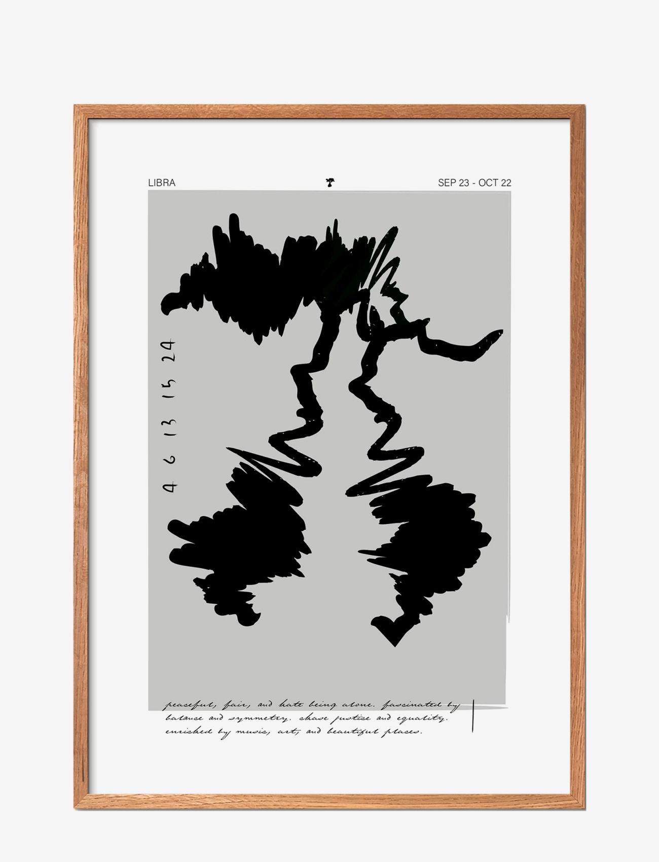 Poster & Frame - Libra - grafiska mönster - multi-colored - 0