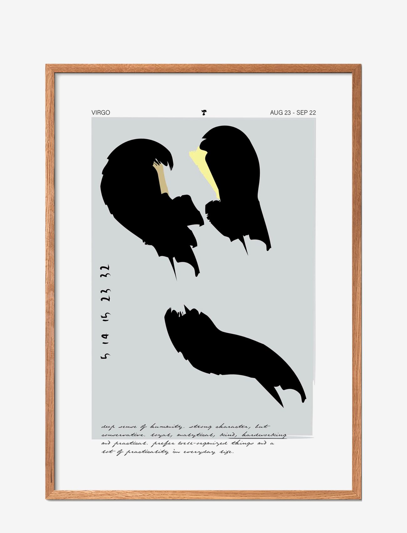 Poster & Frame - Virgo - graphical patterns - multi-colored - 1