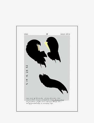 Poster & Frame Virgo - Schwarz-weiß-Motive - MULTI-COLORED / multi