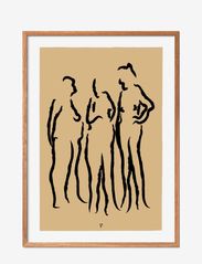 Poster & Frame - Three Ladies Talking - illustrations - multi-colored - 0