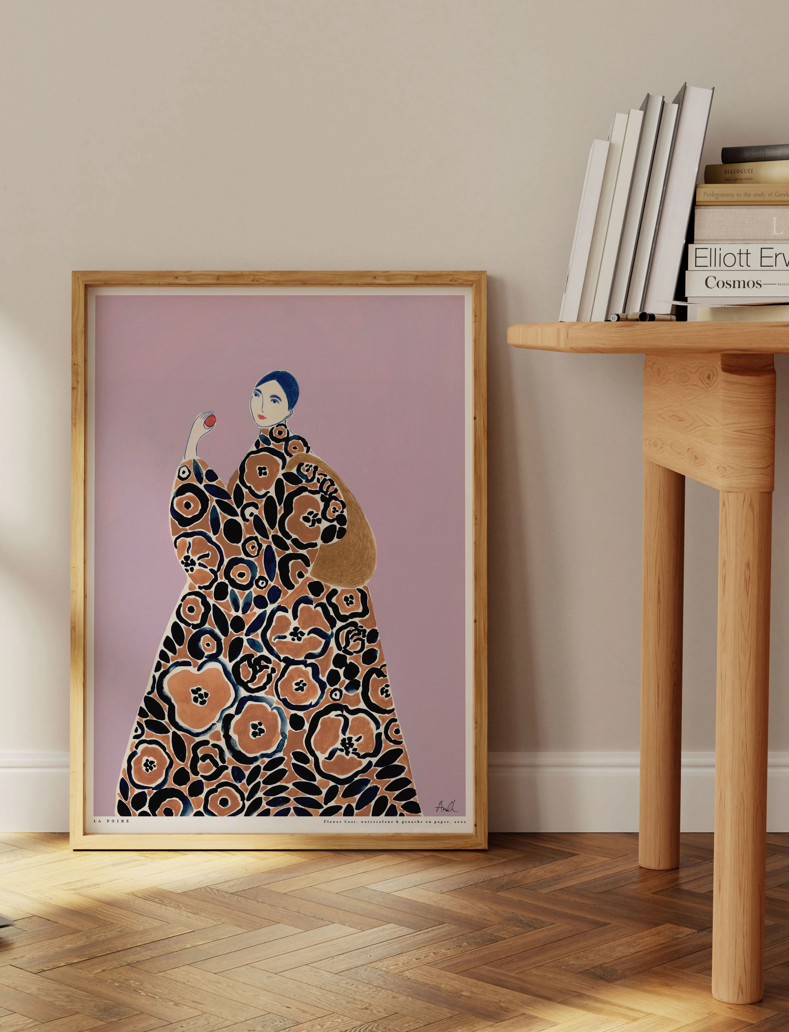 Poster & Frame - La Poire - Flower Coat - illustrationen - multi - 2
