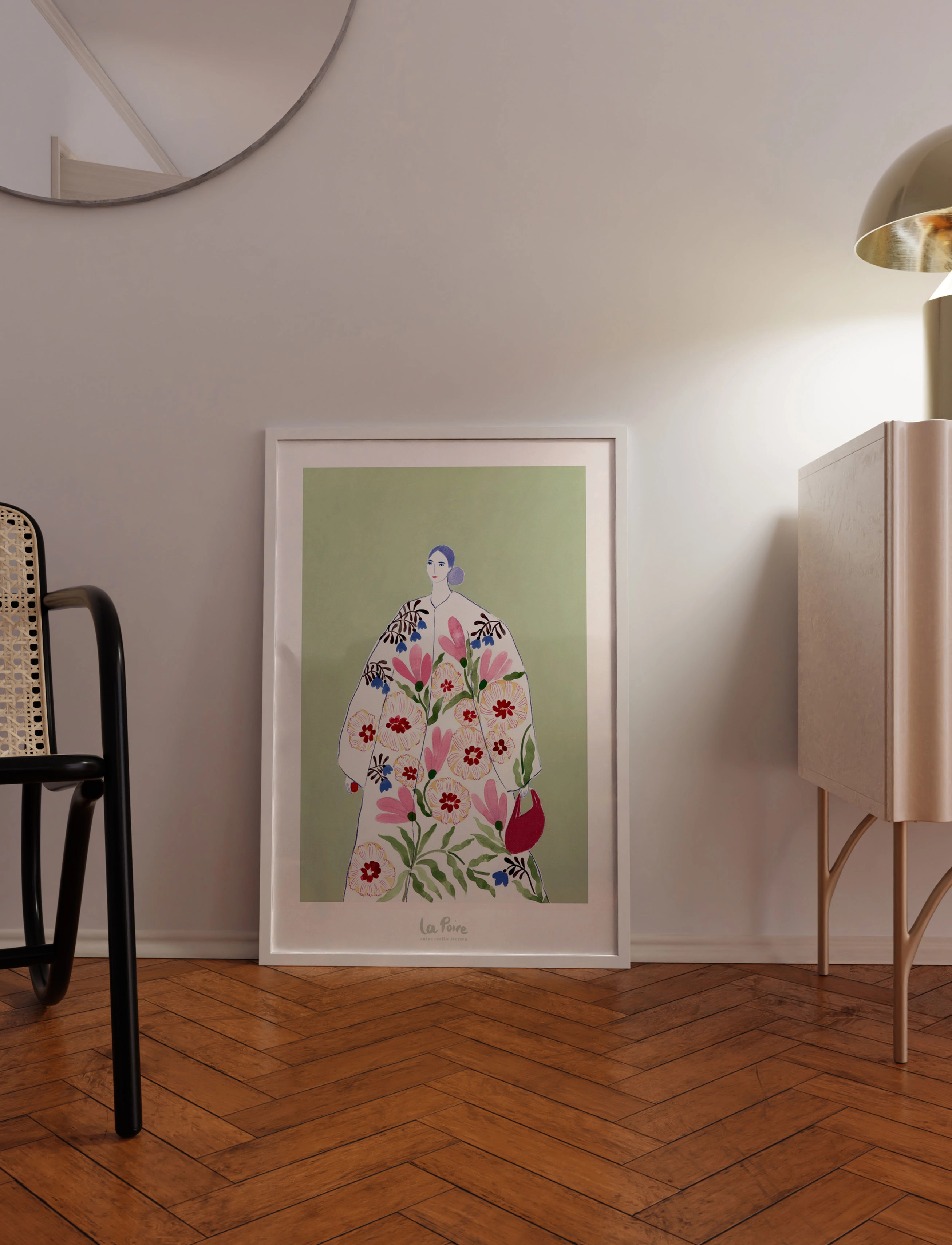 Poster & Frame - Festive Coat - illustrationen - multi - 3