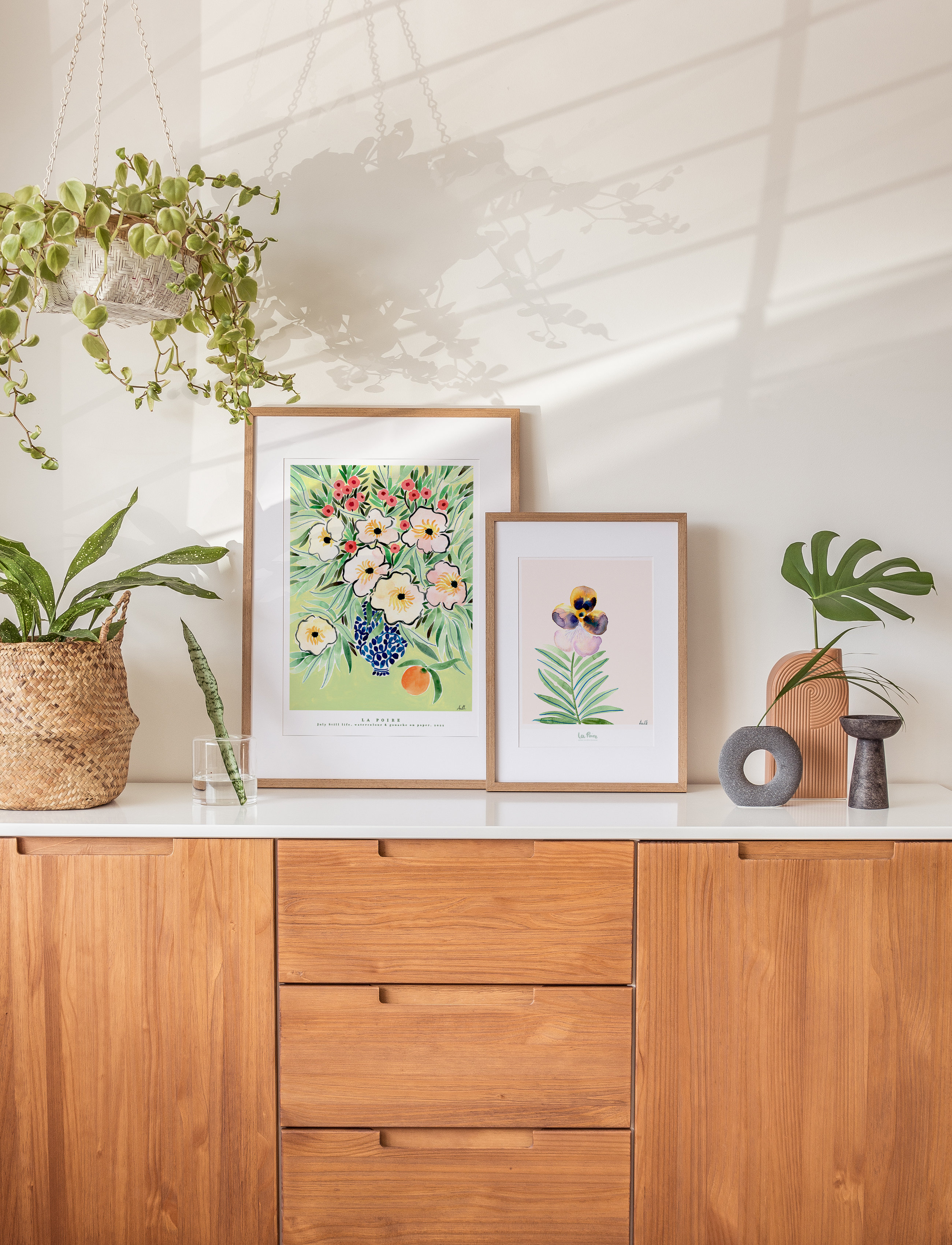 Poster & Frame - Pansy II - multi - 1
