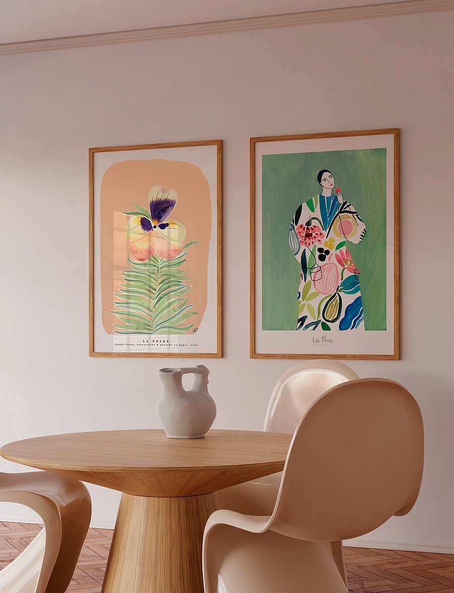 Poster & Frame - Pear Coat - multi - 1
