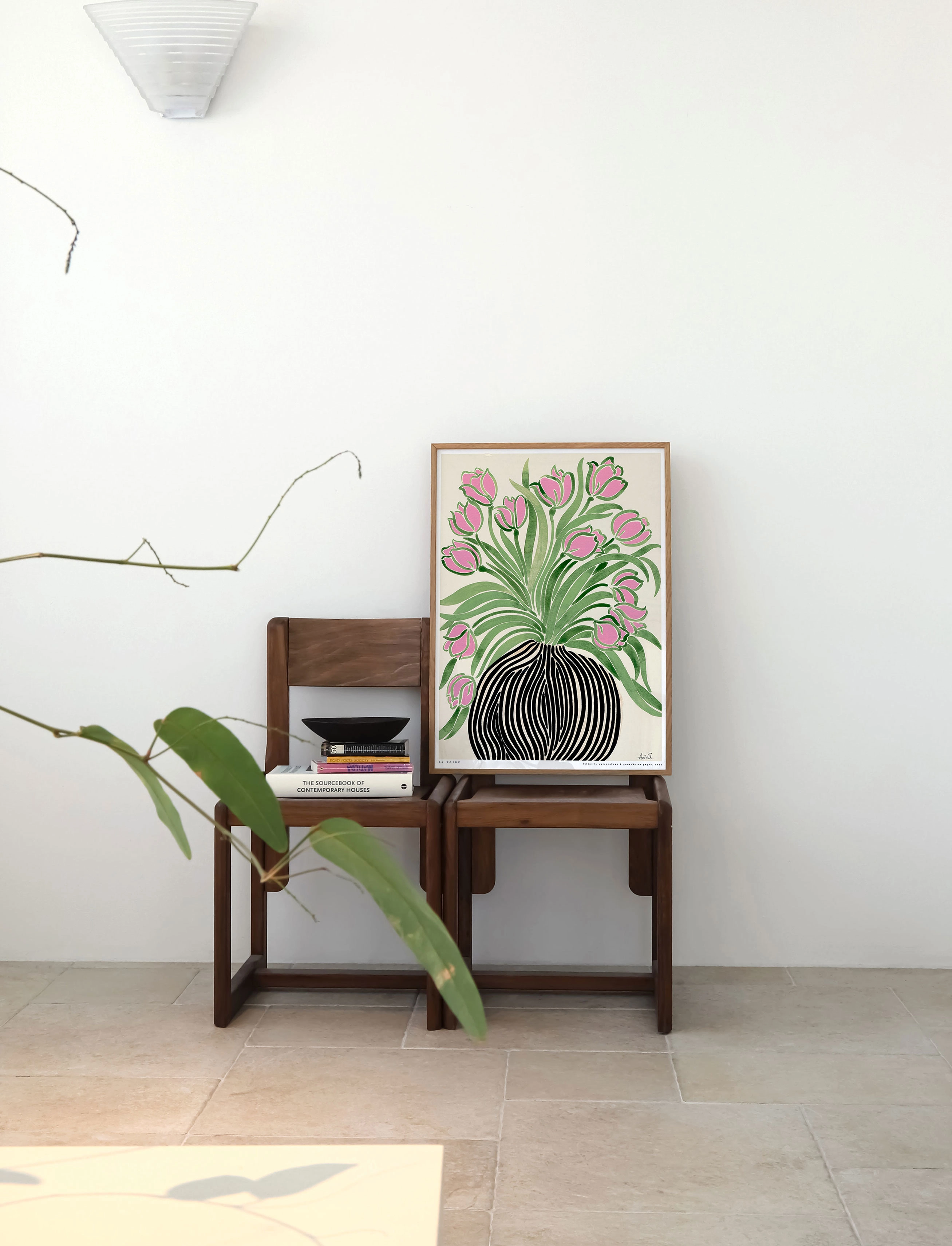 Poster & Frame - La Poire - Tulips 1 - botanik - multi - 2