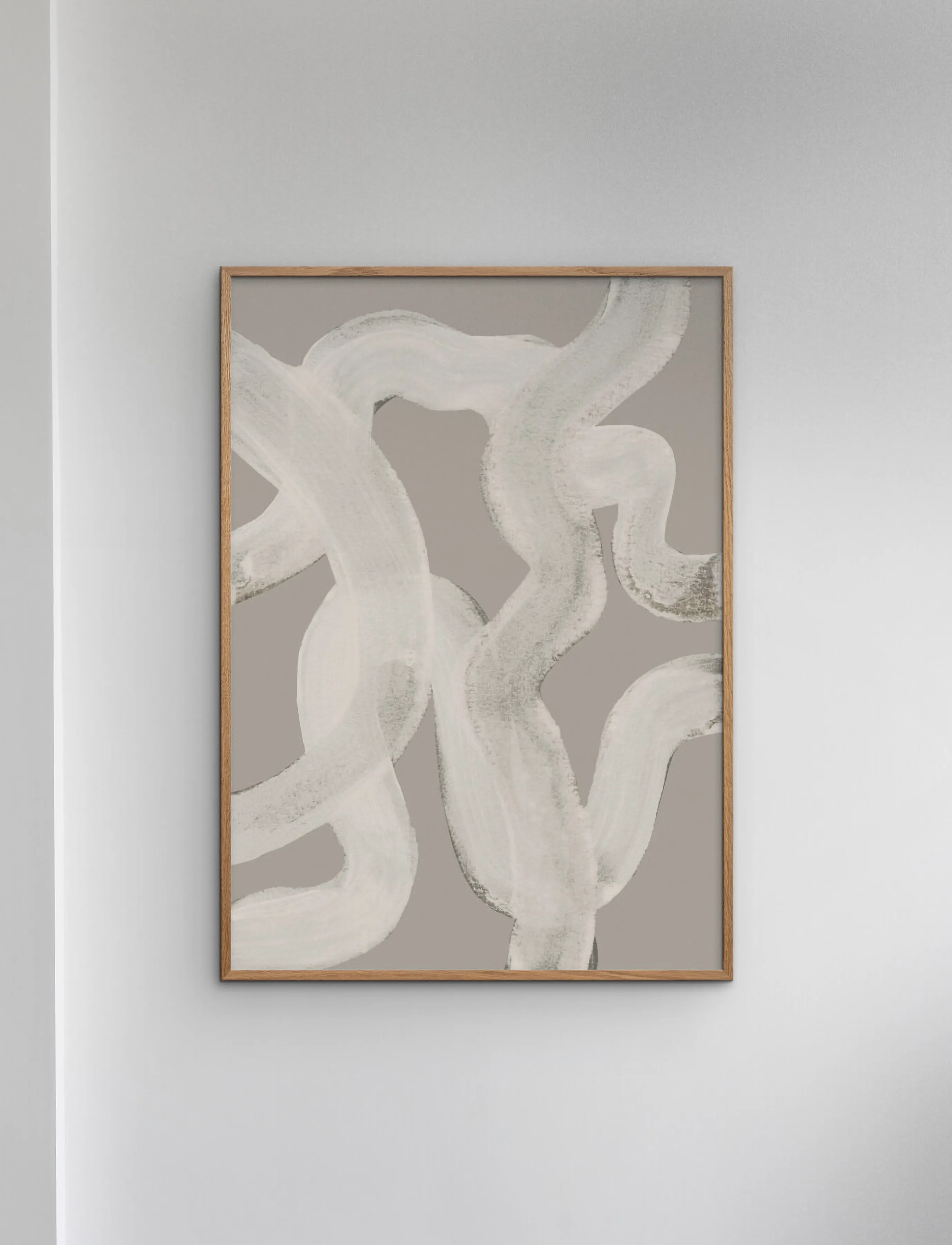 Poster & Frame Abstract Brush Strokes 65Y, 30X40 cm, Multi/patterned, Plakater > Grafiske Mønstre, Unisex