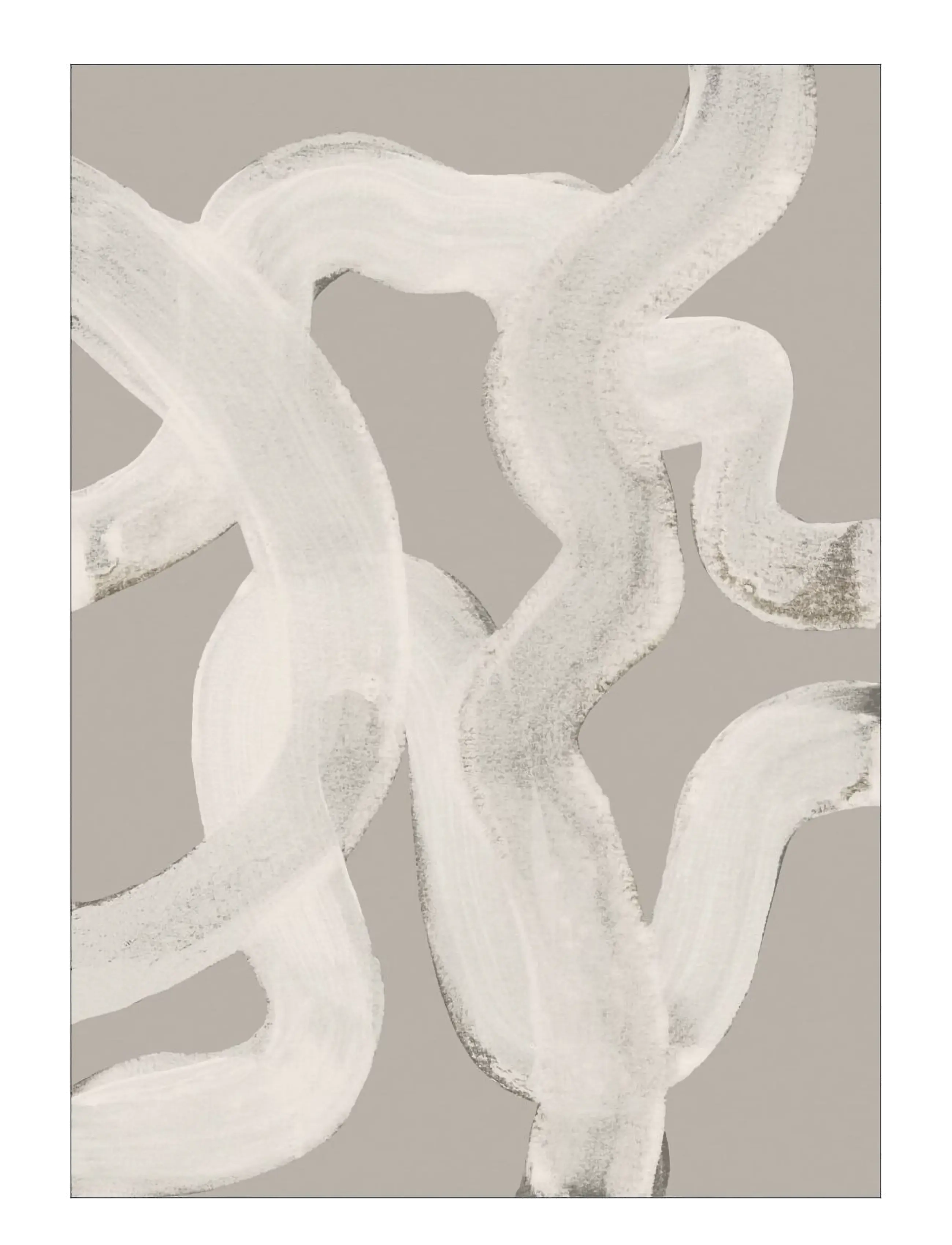 Poster & Frame Abstract Brush Strokes 65Y - Vis alt - MULTI-COLOURED / multi
