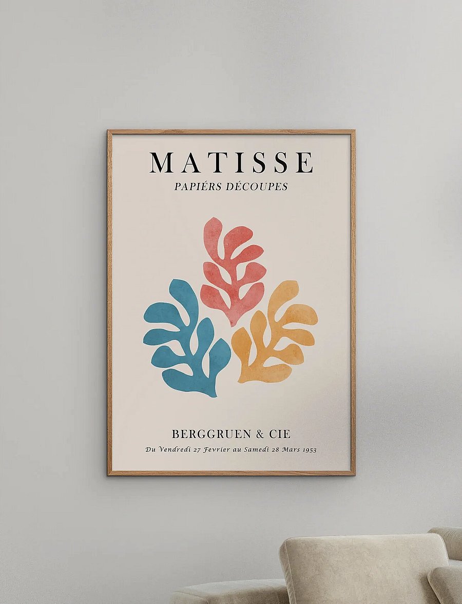 Poster & Frame - Vitor Costa - Matisse floral Poster 3 - illustrationen - multi - 0