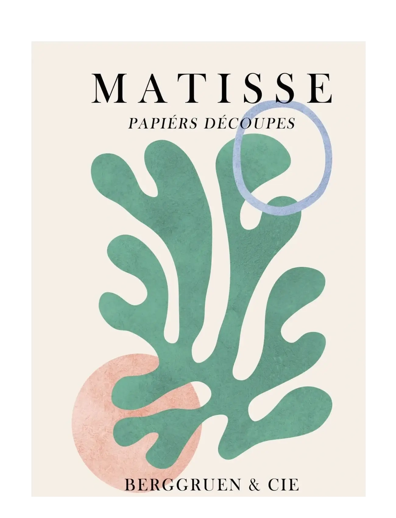 Poster & Frame Vitor Costa Matisse Floral Poster 6, Illustrations, Grøn, Str: 30X40CM