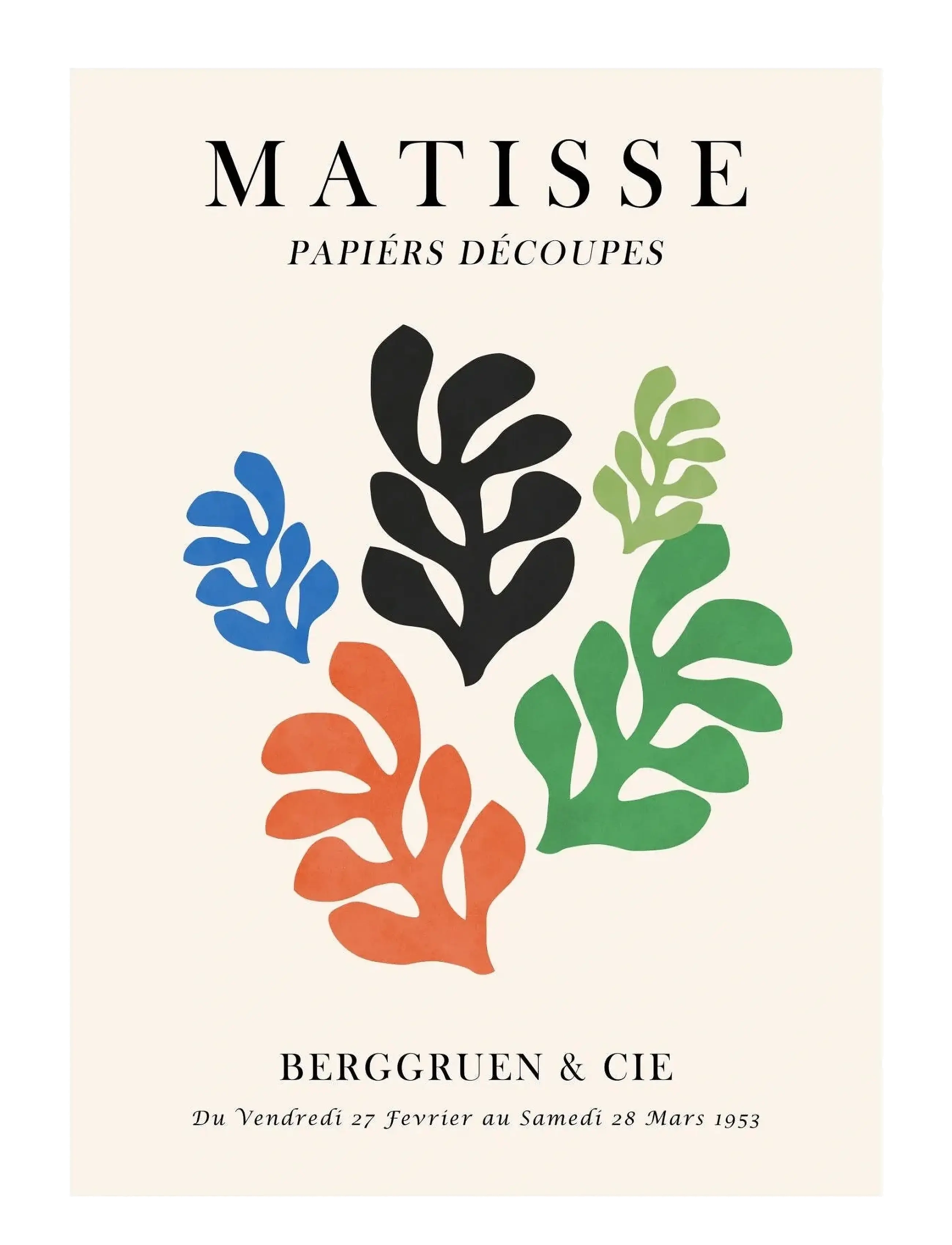 Poster & Frame Vitor Costa Matisse Floral Poster 7, Illustrations, Multi/mønstret, Str: 50X70CM