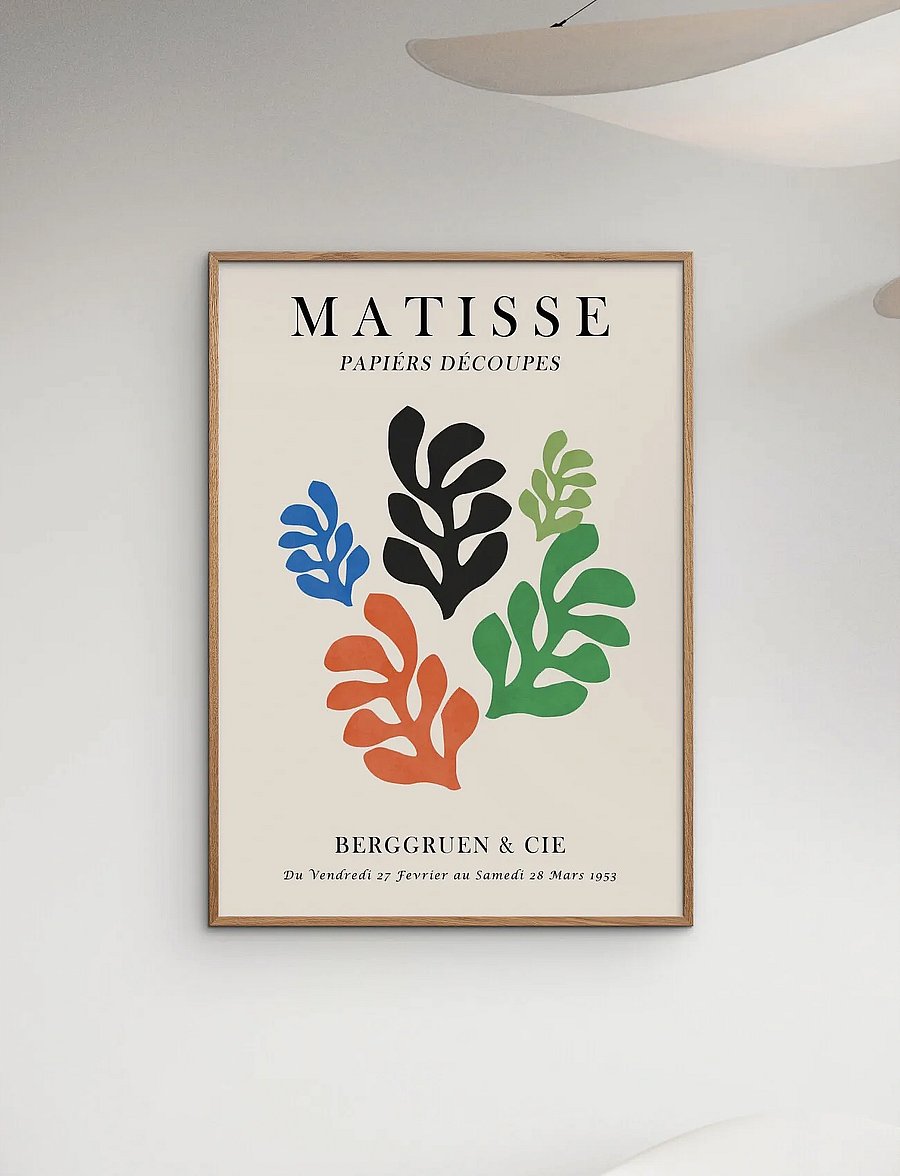 Poster & Frame - Vitor Costa - Matisse floral Poster 7 - illustrationen - multi - 0