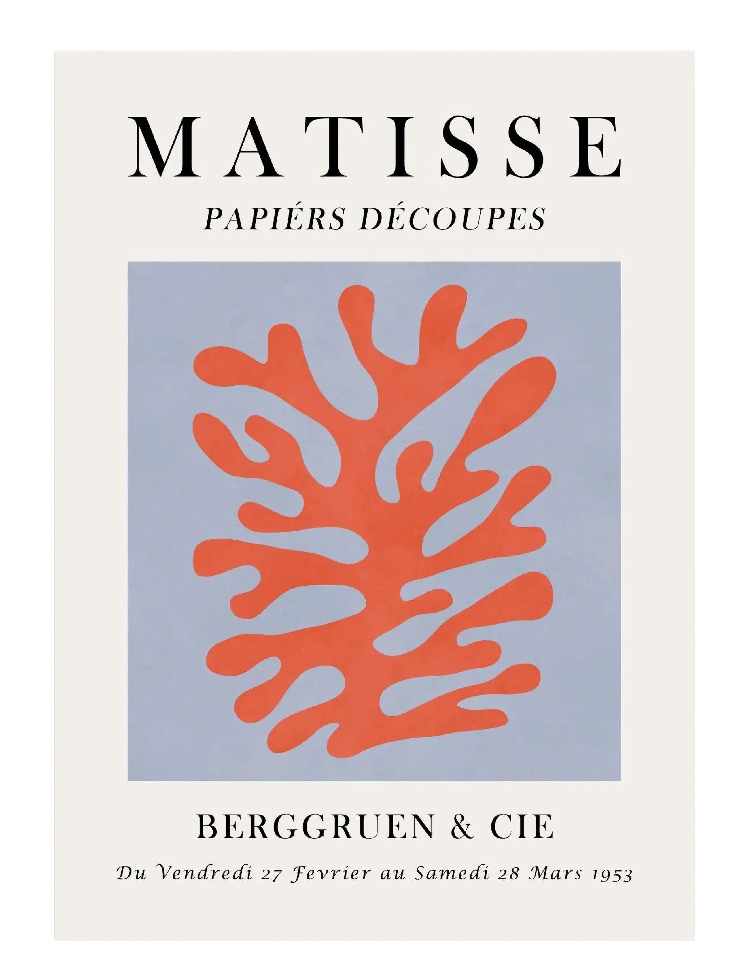 Poster & Frame Vitor Costa Matisse Floral Poster 8, Illustrations, Multi/mønstret, Str: 70X100CM