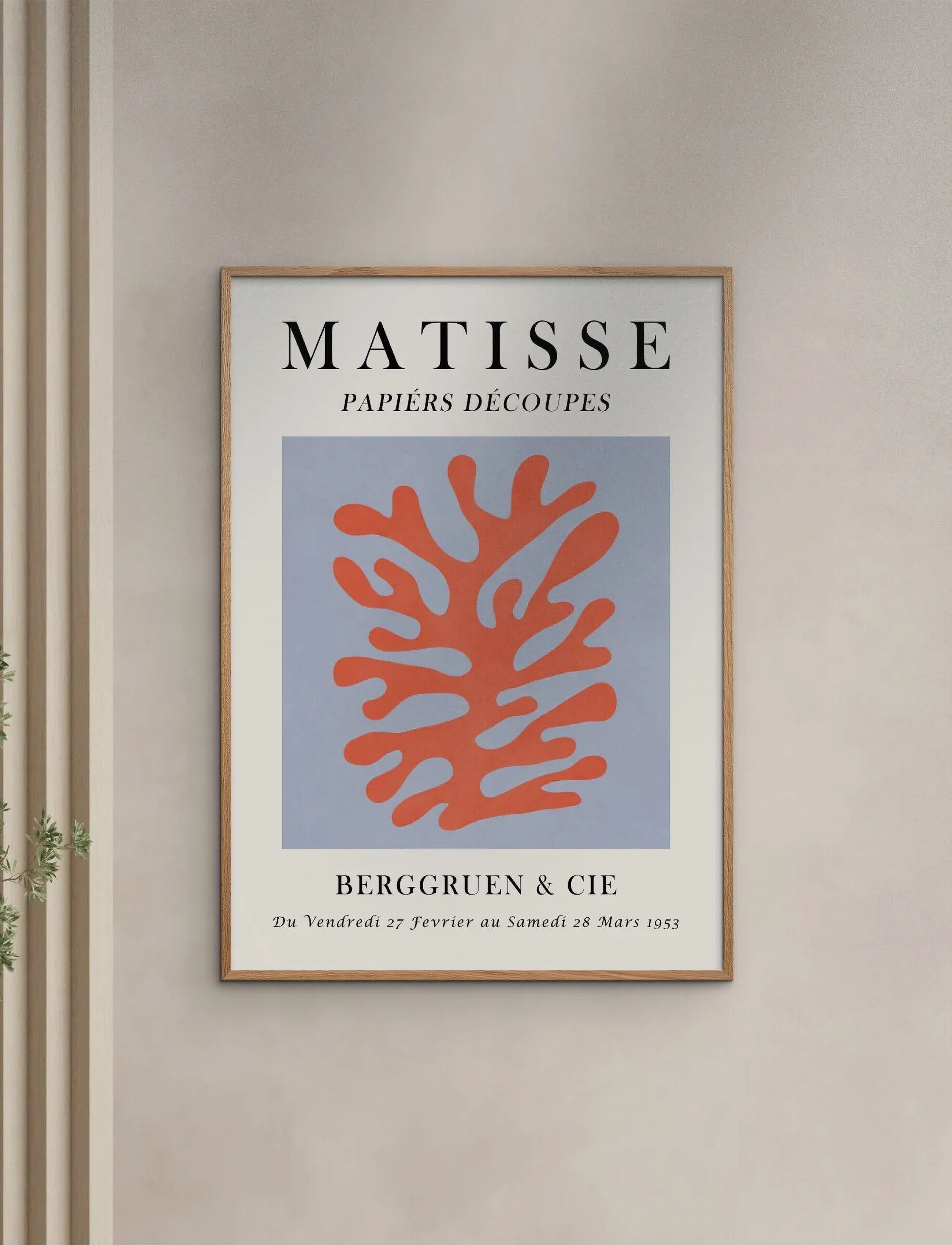 Poster & Frame Vitor Costa Matisse Floral 8, 50X70 cm, Posters, Mehrfarbig/gemustert - Illustrations, Homeware