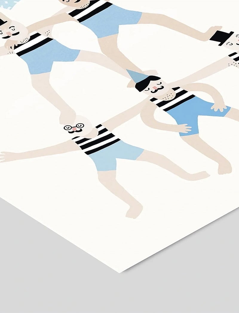 Poster & Frame - Michelle Carlslund - Kids - Acrobats - zirkus - white - 3