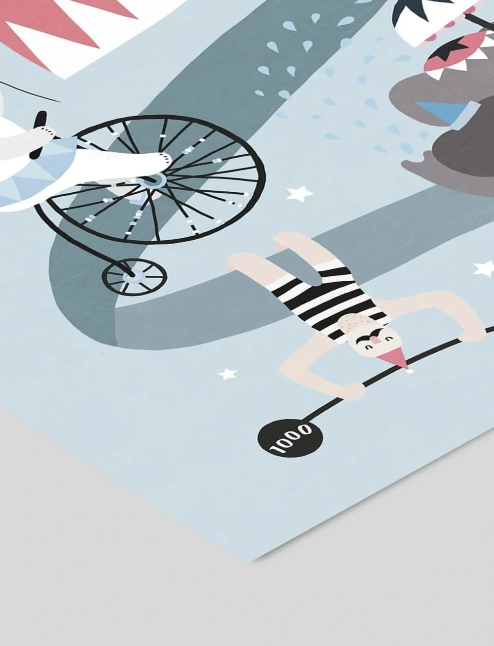 Poster & Frame - Michelle Carlslund - Kids - Circus Friends - tsirkus - multicolor - 2