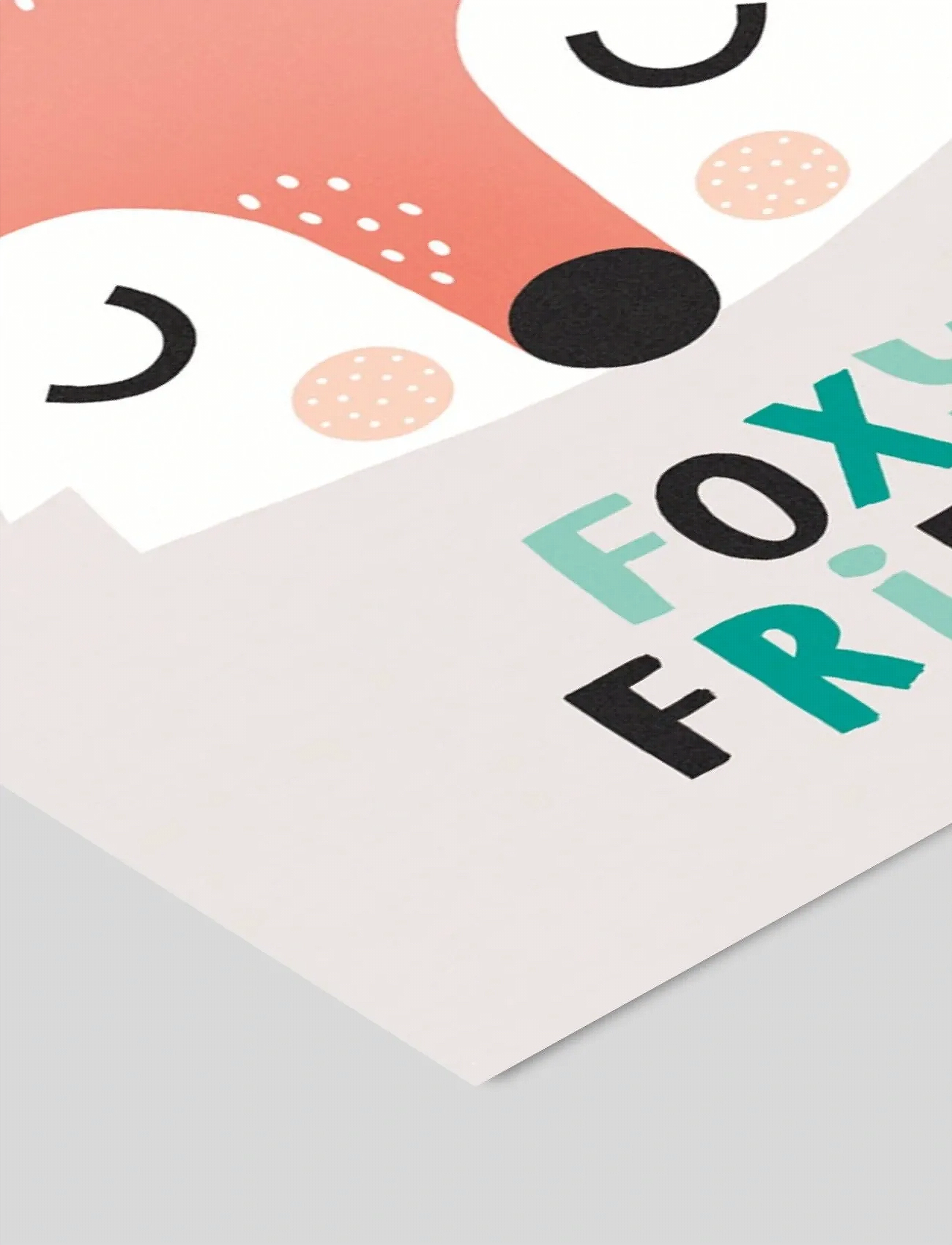 Poster & Frame - Michelle Carlslund - Kids - Foxy friend - dýr - multicolor - 2