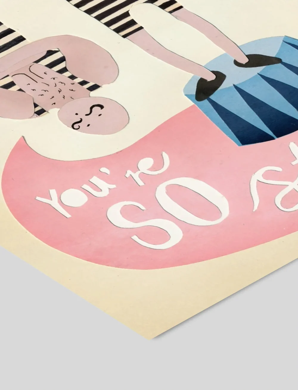 Poster & Frame - Michelle Carlslund - Kids - You're so strong - zirkus - multicolor - 2