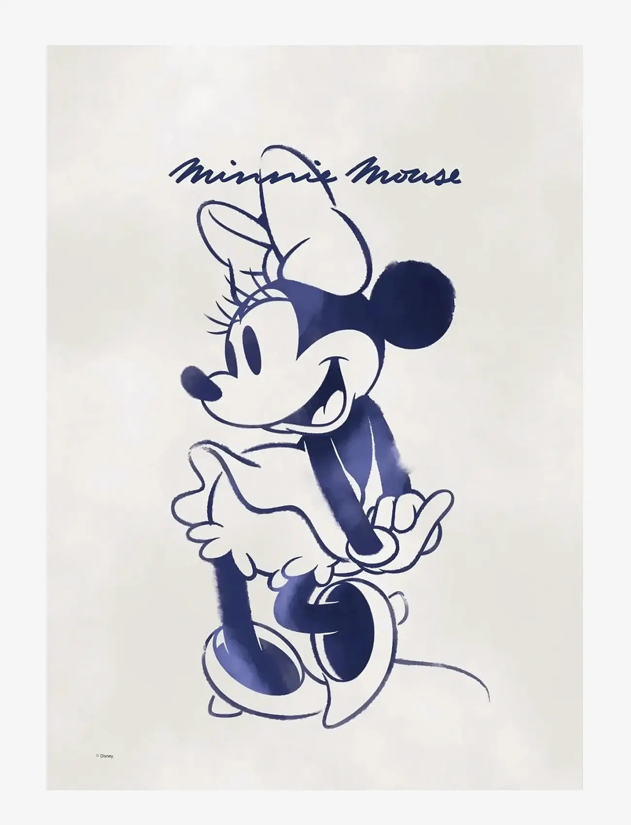 Poster & Frame - Disney - Minnie Mouse Blue - dyr - blue - 1
