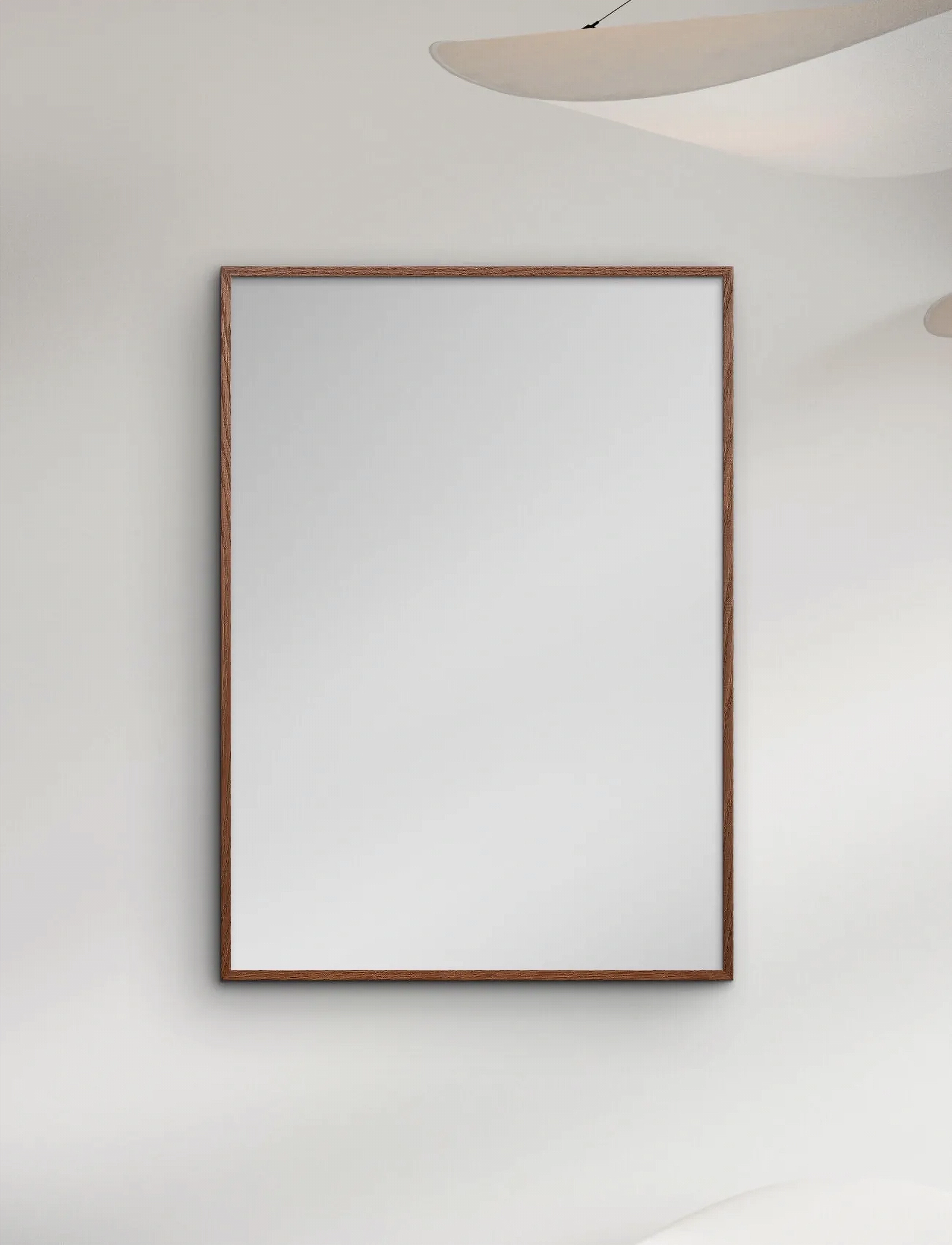 Poster & Frame Dark Oak Mirror, 40X50 cm, Mirrors, Braun - Wall Homeware