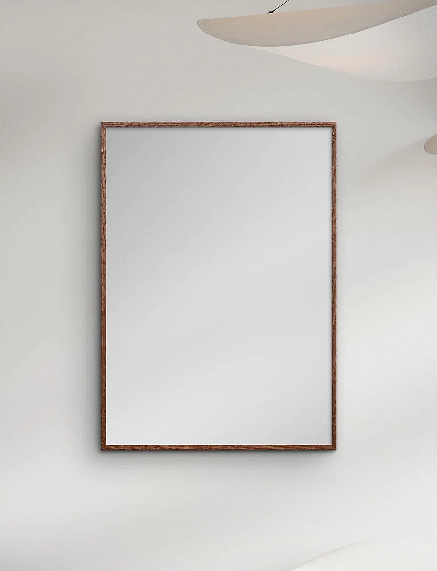 Poster & Frame - Dark Oak Mirror - seinapeeglid - dark oak - 0
